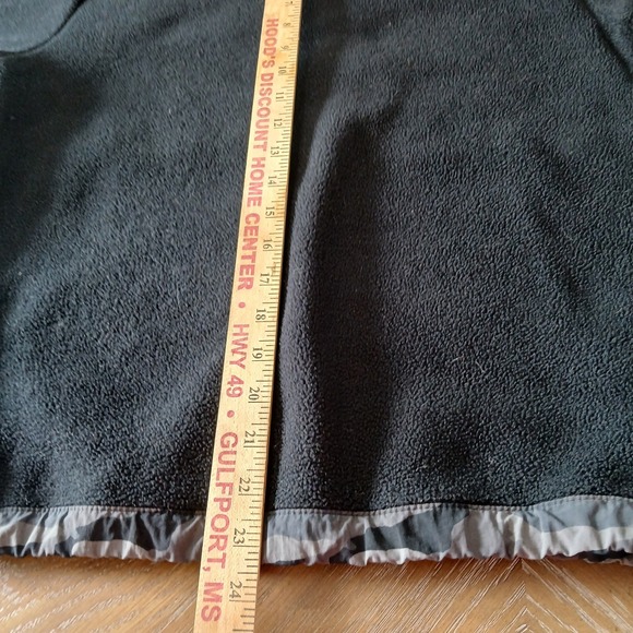 The North Face Bomber Jacket Youth Sz Large Black Fleece Camouflage School - Picture 9 of 13